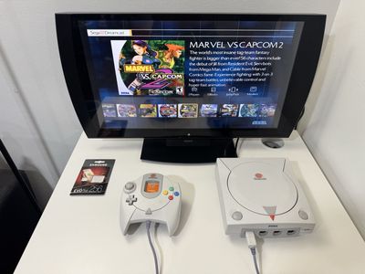 Sega Dreamcast Modded 256gb W/ Games