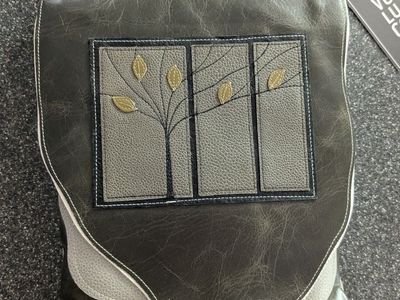 Handmade leather crossbody bag
