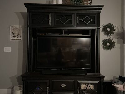 Solid Wood Aspen Entertainment Center