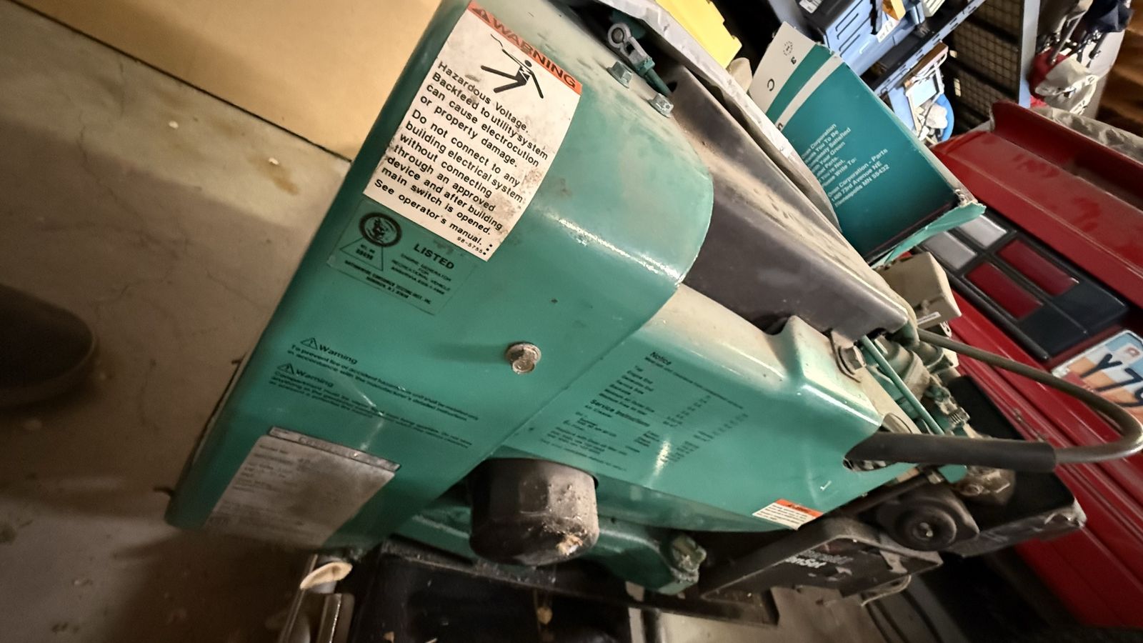 Onan 155-1258 USDA Approved Generator and Muffler