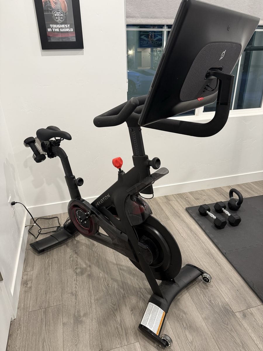 Peloton Bike+ Exercise Bike with Rotating HD Touchscreen and Magnetic Resistance