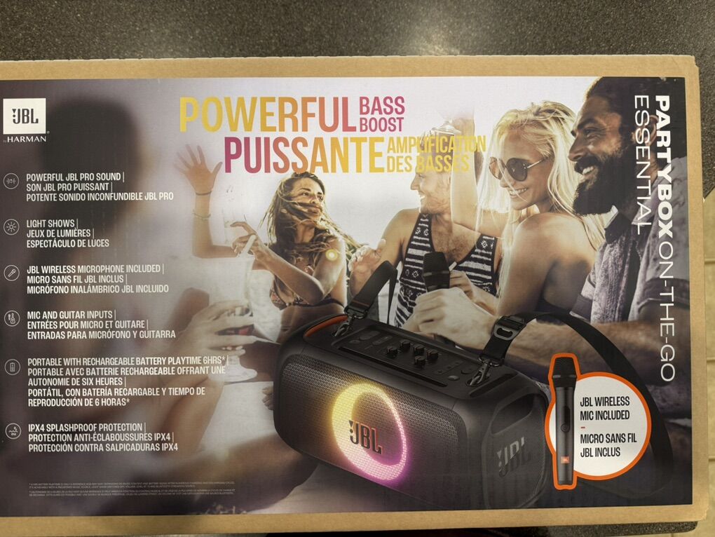 JBL PartyBox On-The-Go Essential - NIB