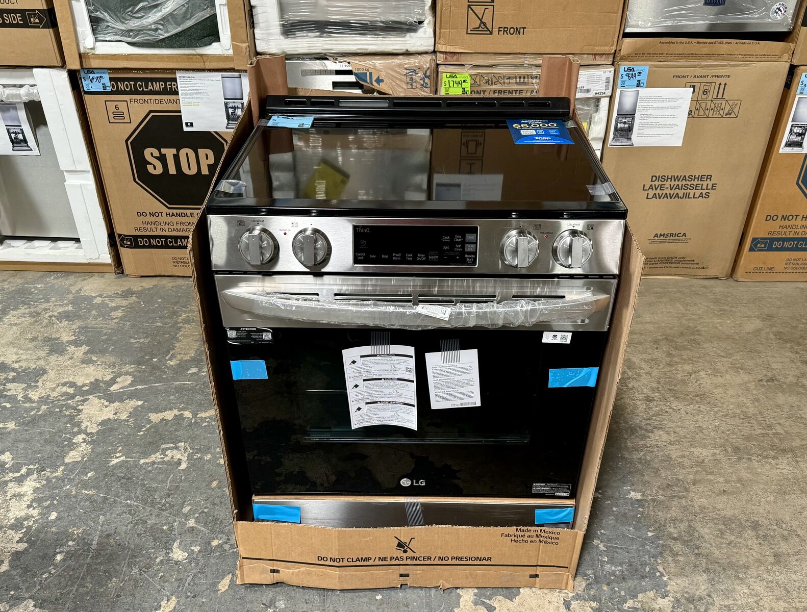 LG ELECTRIC SMART RANGE WITH TRUE CONVECTION AND AIRFRY