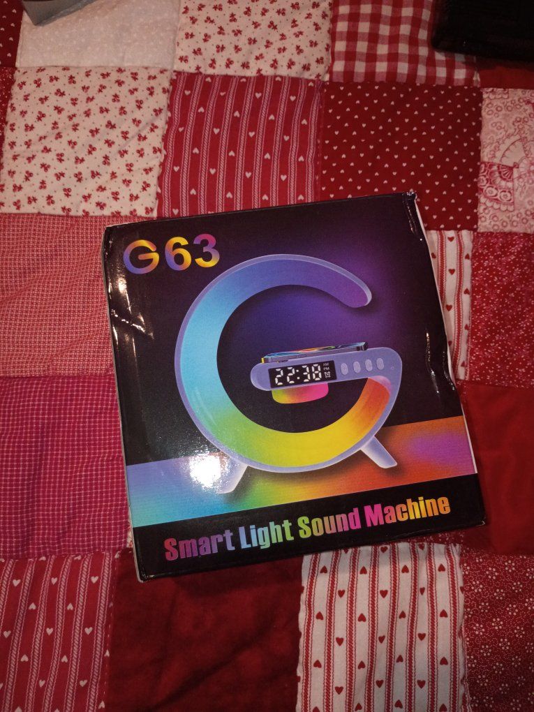 G63 Smart Light Sound Machine RGB Ambient Light Bluetooth Speaker