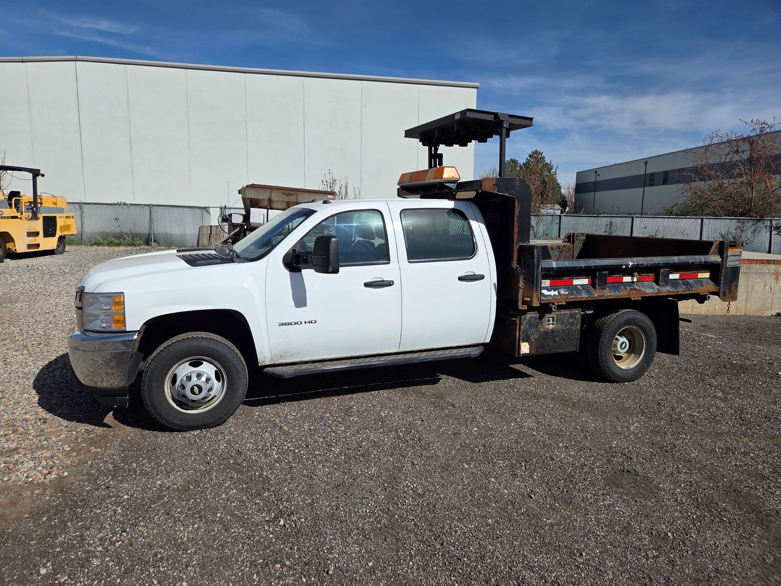 2013 Chevy 3500 HD Crew Cab Dump Truck, Diesel