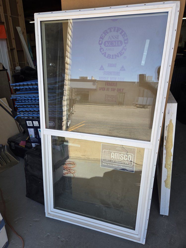 Amsco Windows White Vinyl Double-Hung Window - New Construction 68"x34"