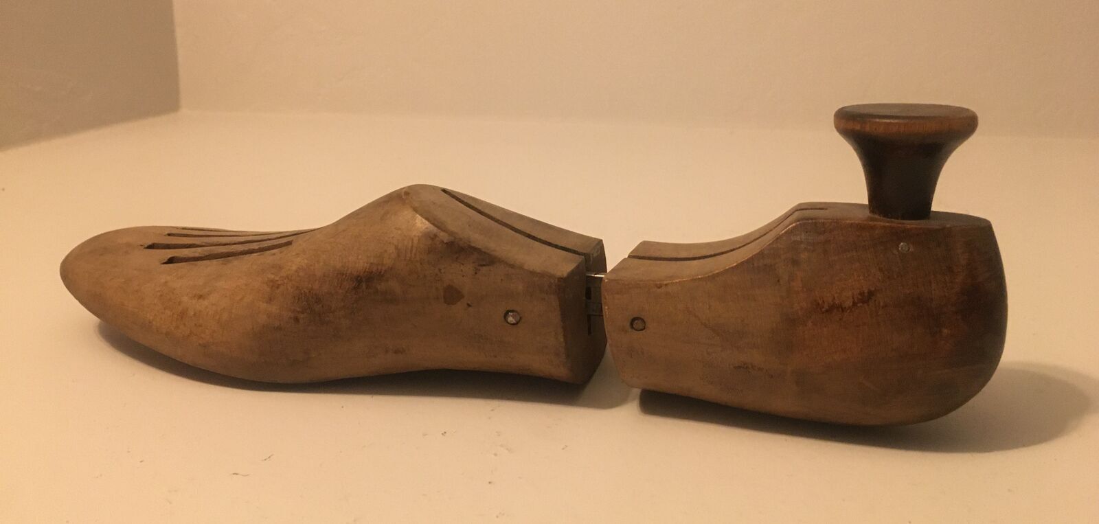 Antique wooden shoe form (pair) - $15