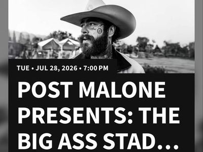 Post Malone Presents: The Big Ass STAD - Rice-Eccles Stadium Salt Lake City, UT - July 28, 2026