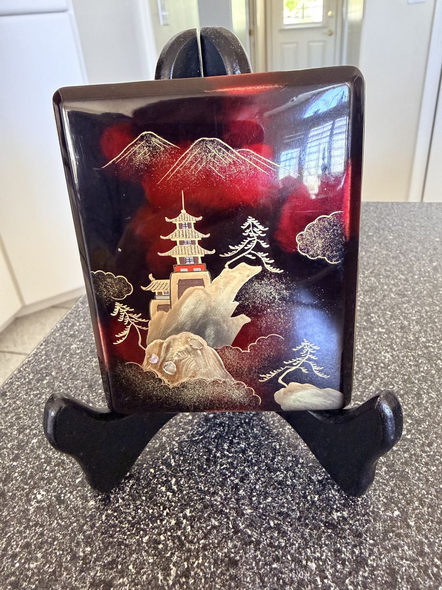 Vintage Japanese Konami Damascene Cigarette Case