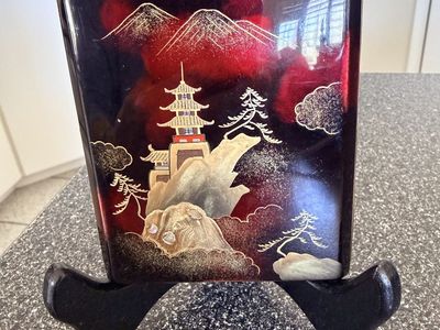 Vintage Japanese Konami Damascene Cigarette Case