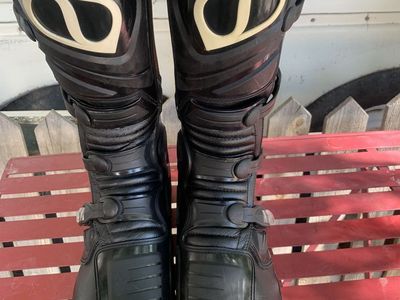 MSR MXRT Motocross Boots Black - Adult Size 11Dirt Bike Off-Road Racing Gear