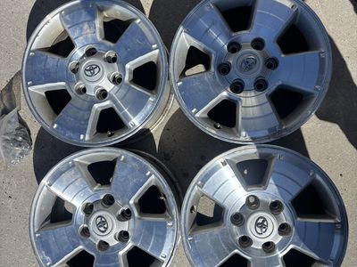 17” Toyota stock wheels