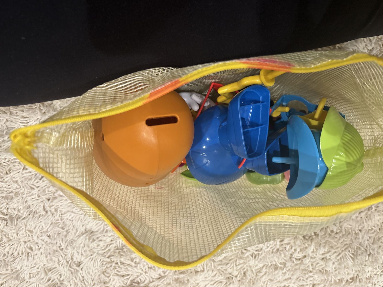 Mr. Potato head and all the pieces