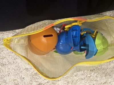 Mr. Potato head and all the pieces