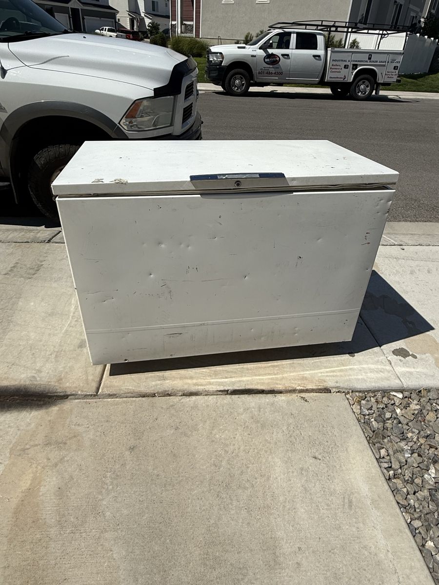 White Chest Freezer