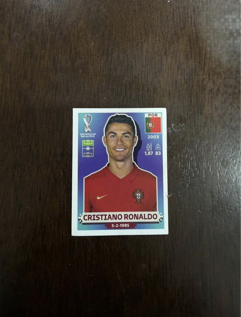 Cristiano Ronaldo FIFA World Cup Qatar 2022 Portugal Trading Sticker