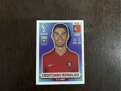 Cristiano Ronaldo FIFA World Cup Qatar 2022 Portugal Trading Sticker