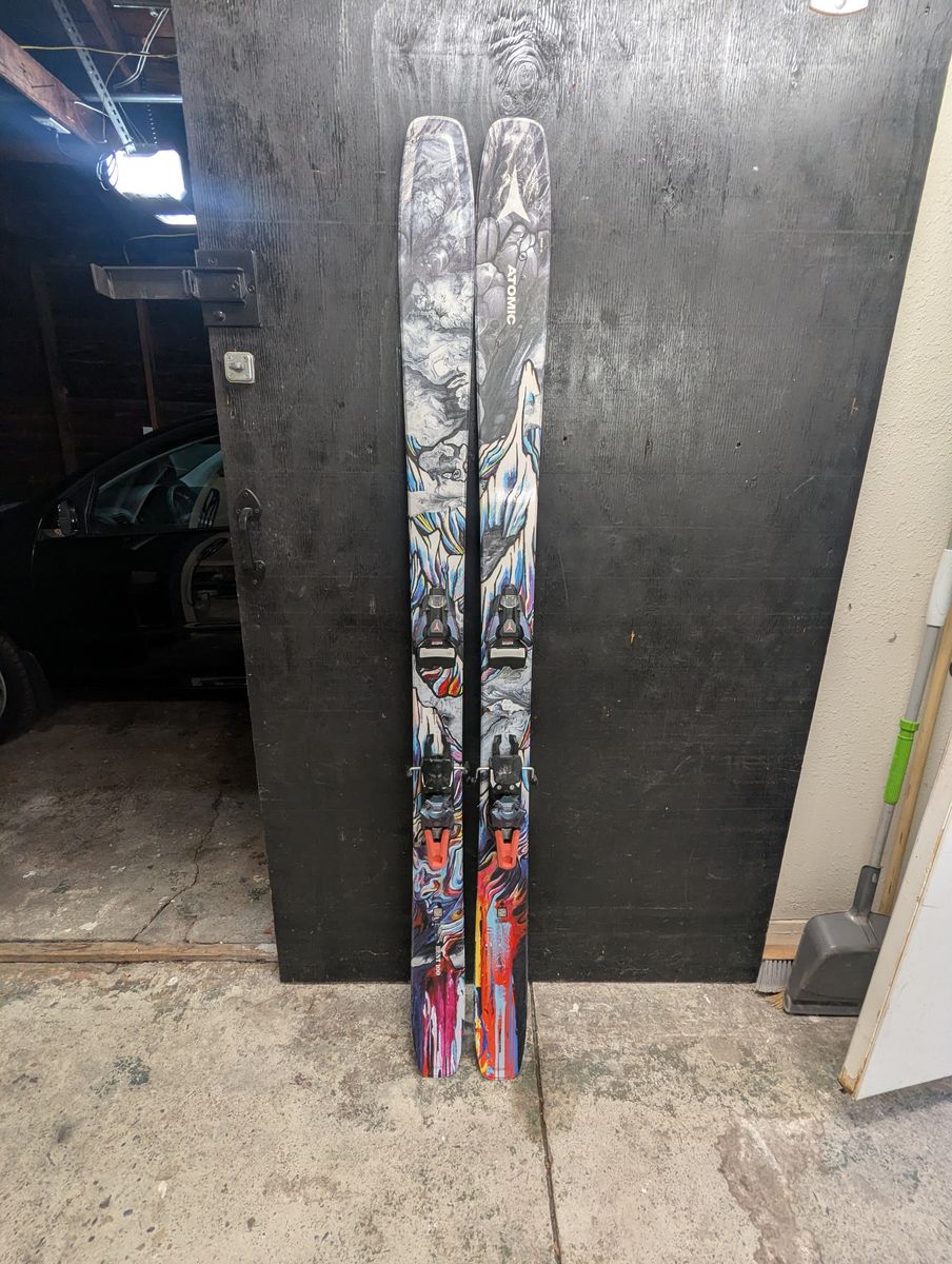 Atomic Bent 100 Skis 2025-2026 186 CM Mounted Strive 14