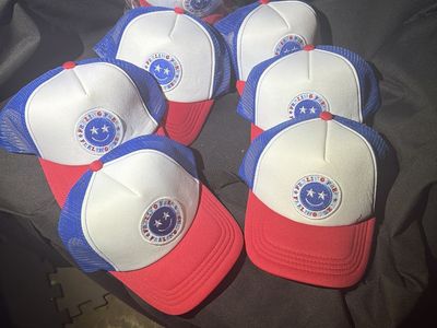 America 250 patriotic trucker ball cap July 4 special FEELING FREE HAT