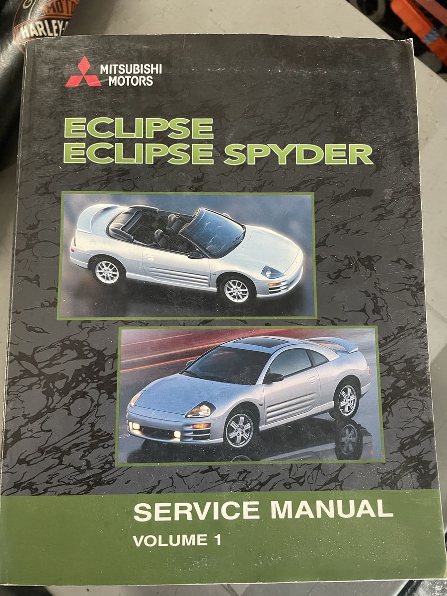 2002 Mitsubishi Eclipse & Eclipse Spyder Service Manual 4-Volume Set OEM Factory Repair Guide