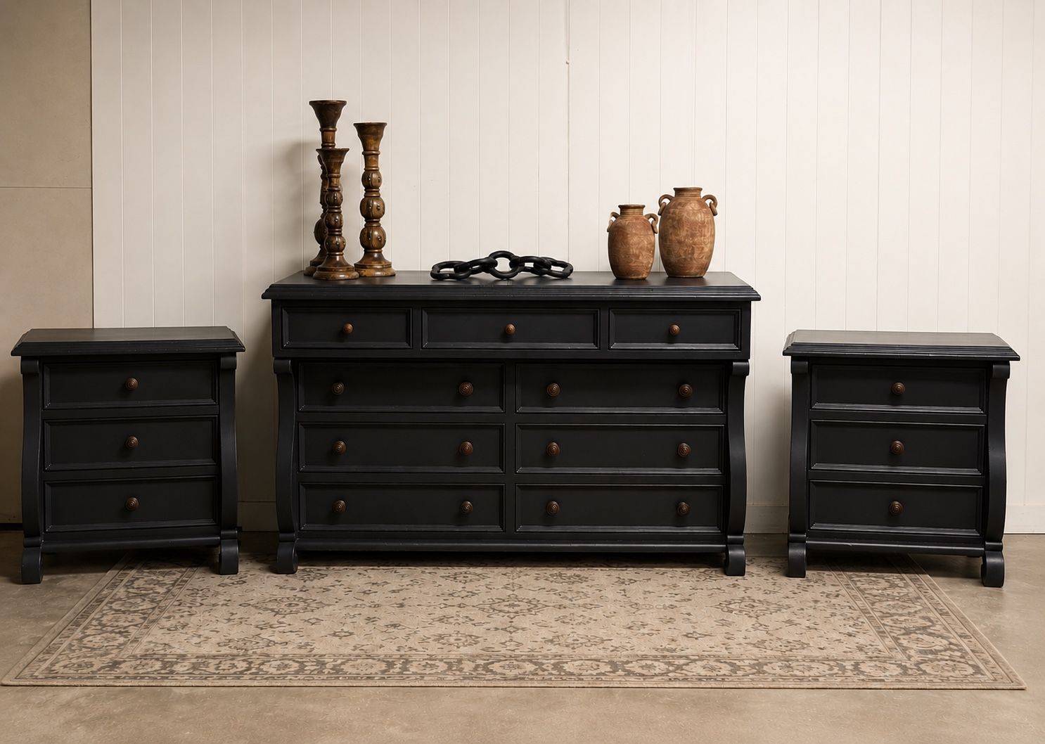 Vintage king dresser set