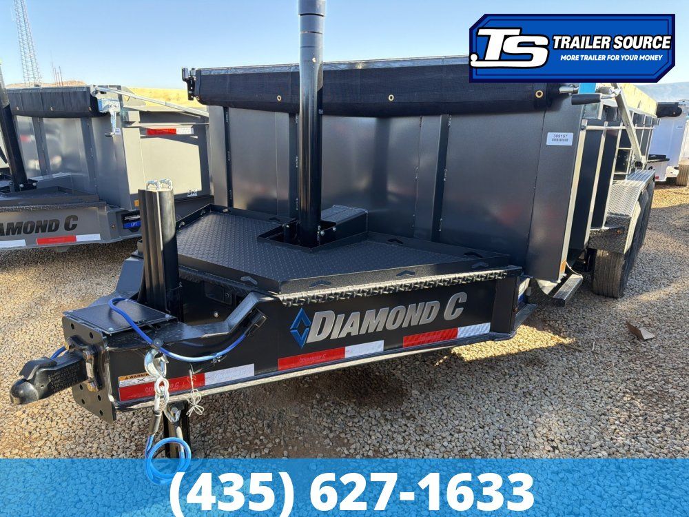 7x16 Diamond C LPT 307 Pacesetter Pkg Dump Trailer - 32" Sides - 24K GVWR - 7 Gauge Floor and Walls