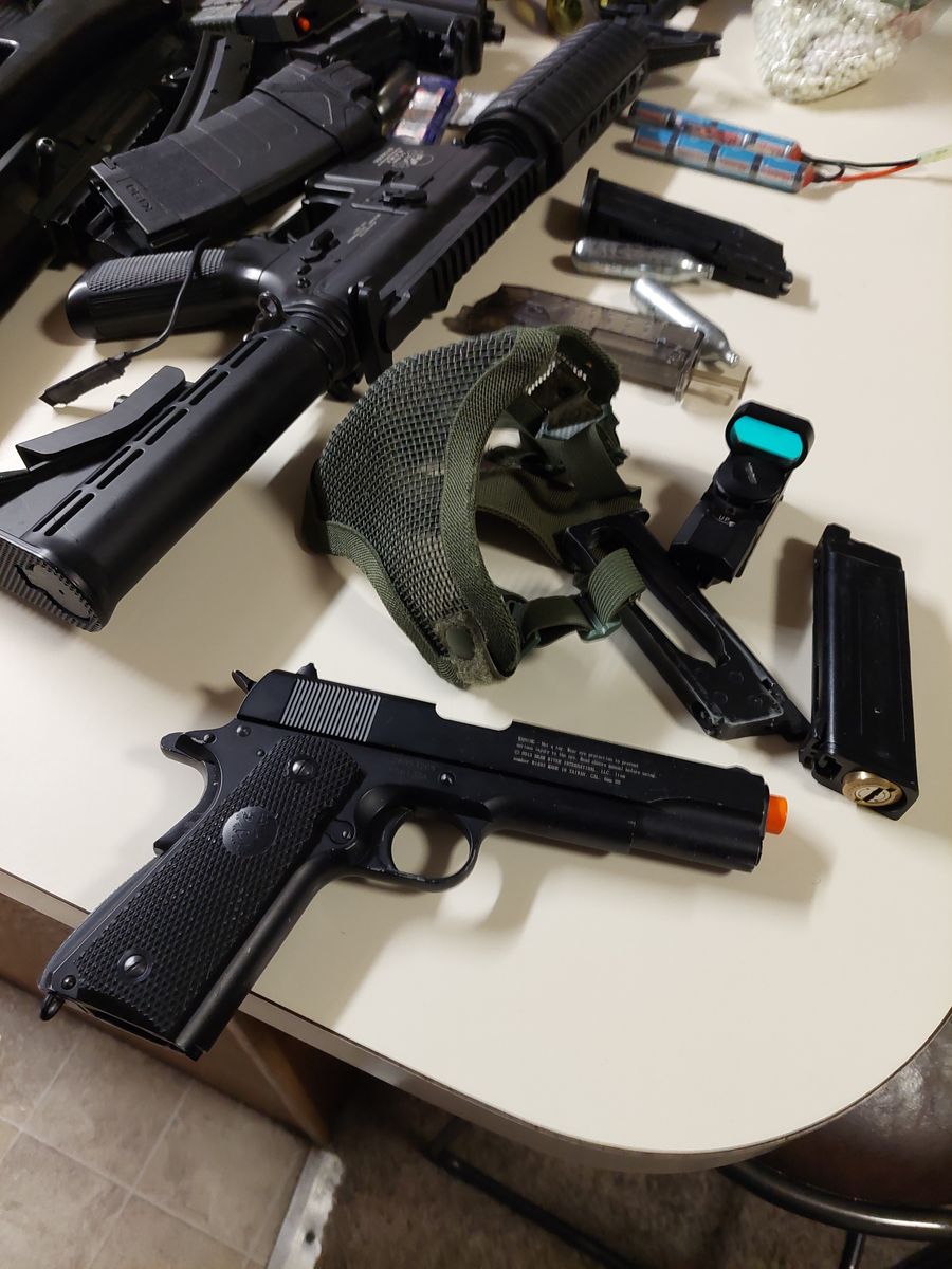 Airsoft Guns and Equipment- Huge lot - Come buy what you need or all of it