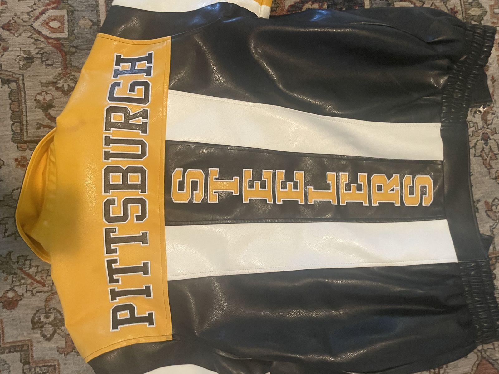 Pittsburgh Steelers NFL Leather Bomber Jacket