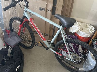 Nishiki Youth Mountain Bike - Light Blue/Red, Used Good Condition, Ready to Ride