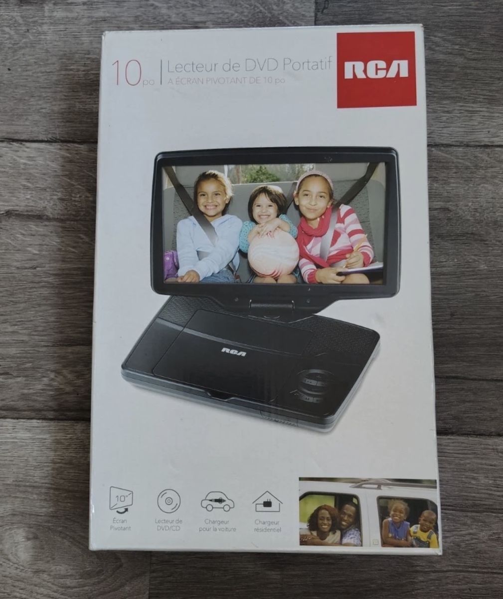 RCA 10" Portable DVD Player with Swivel Screen