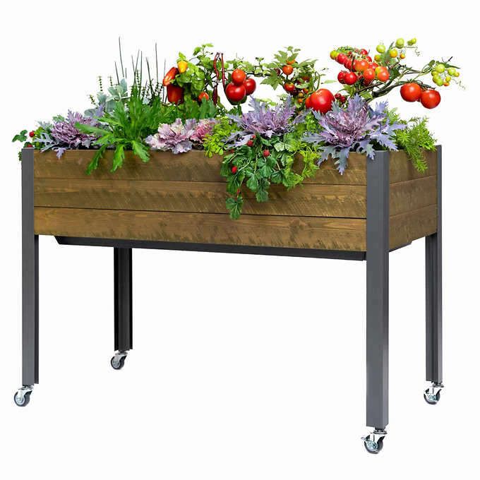 CedarCraft Self-Watering Elevated Spruce Planter 1449839 #82852