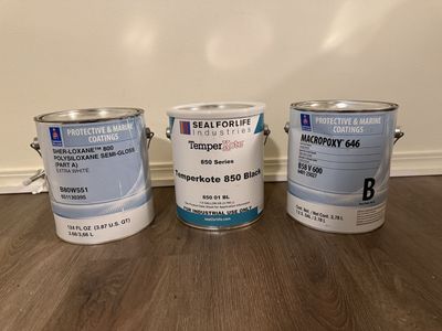 Industrial Paint / Coatings - Sherwin Williams & TemperKote ($100 Each)