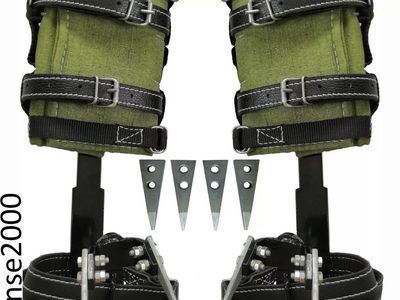 Tree Climbing Spike Set - Perfect for tree trimmers, hunters, fruit pickers.
