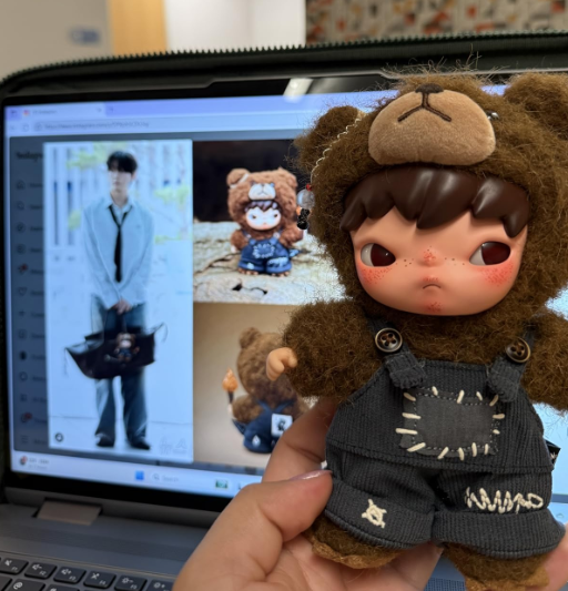 New in box POP MART Hirono Living Wild-Fight for Joy Plush Doll