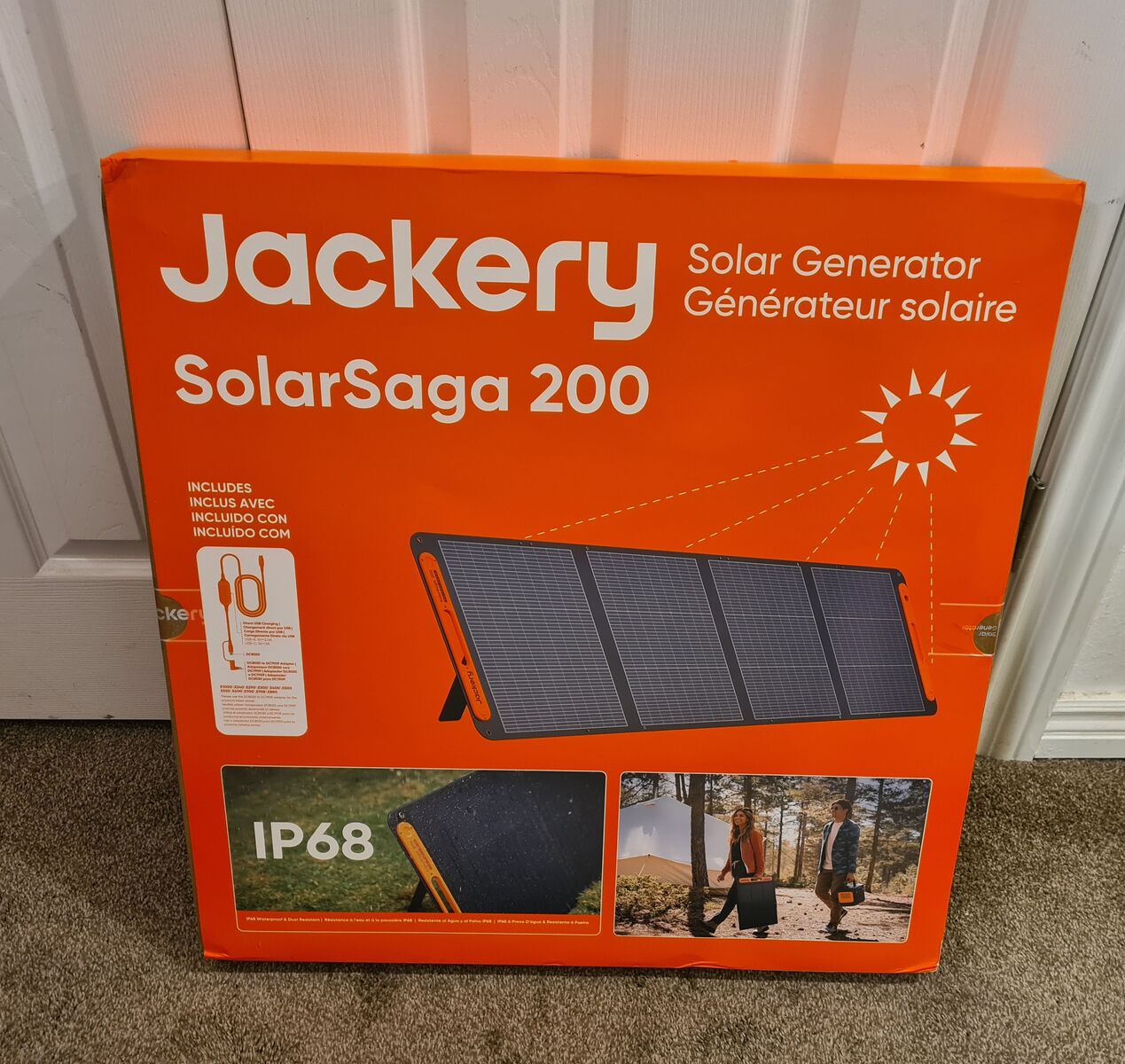 Jackery Solar Saga 200 watt foldable portable solar panel