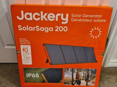 Jackery Solar Saga 200 watt foldable portable solar panel