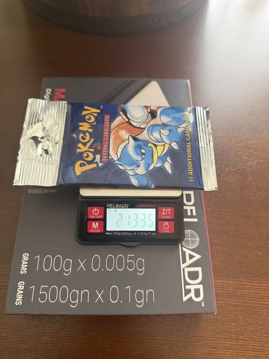 Pokemon Cards - Base Set Unlimited Booster - Long Crimp - Heavy