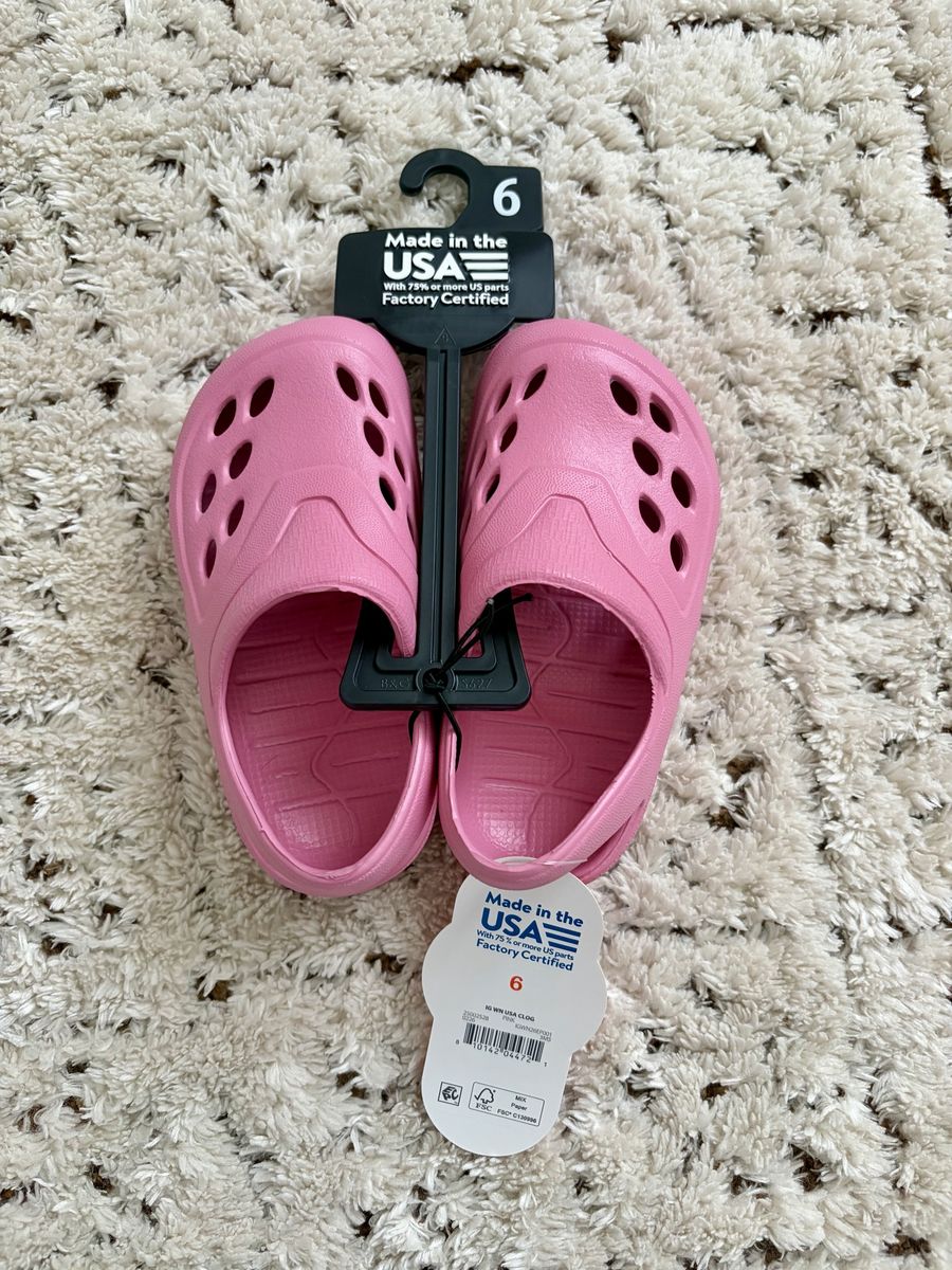 Pink Foam Clogs - Toddler Size 6