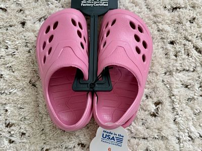 Pink Foam Clogs - Toddler Size 6