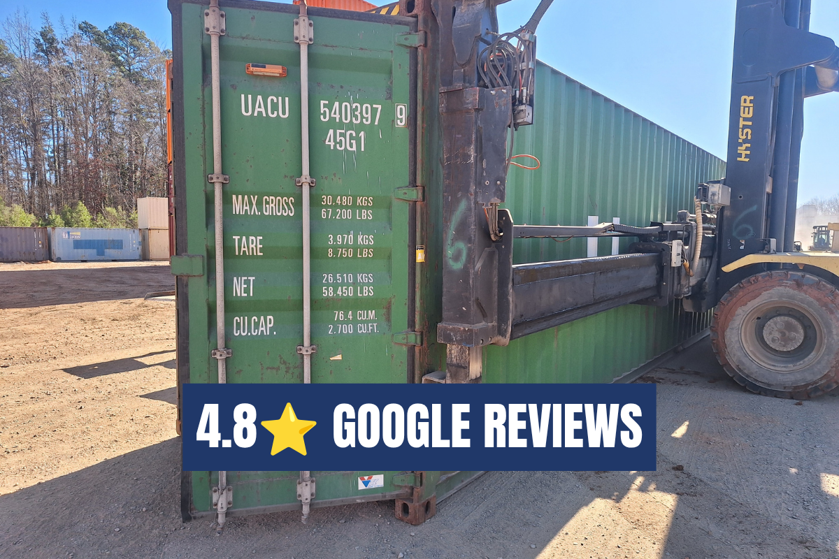 40' Used Container – Secure Job Site Storage – Best Value