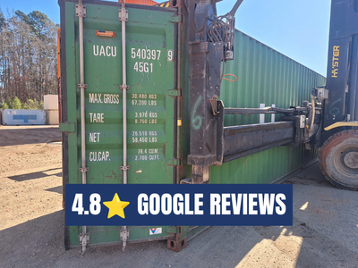 40' Used Container – Secure Job Site Storage – Best Value