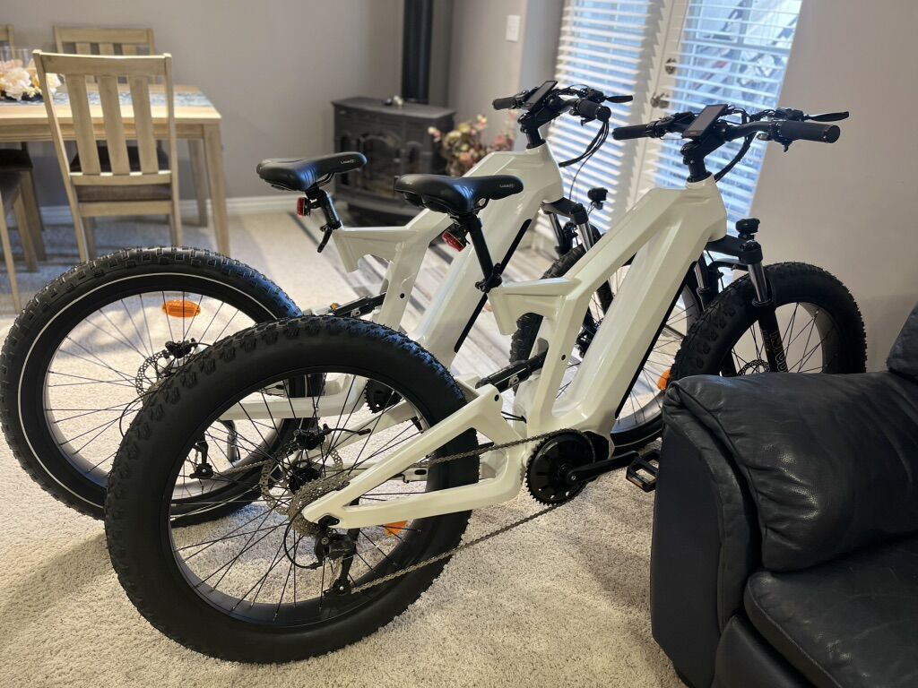 2 New/Used 2024 1000 W Midrive Electric Bikes