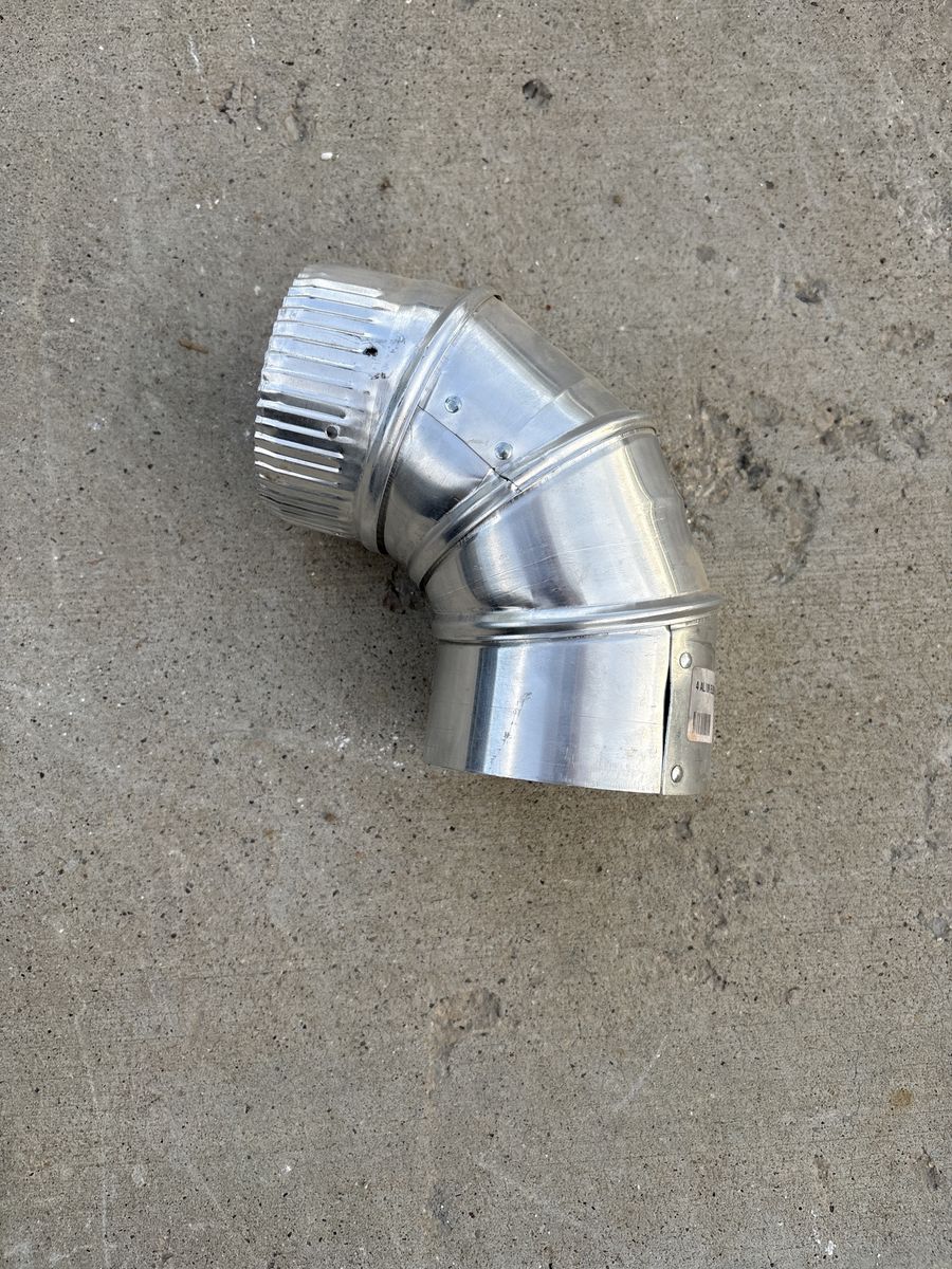 Used 4 Inch Aluminum Elbow