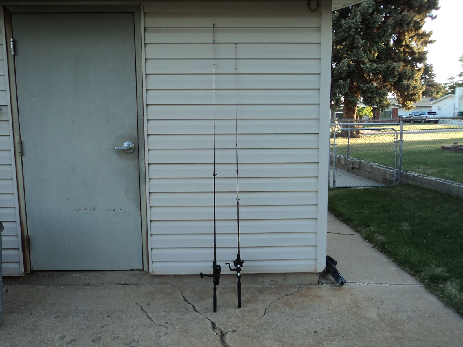 Fishing Poles With Reels,$20.00 Ea Or Both For $35.00