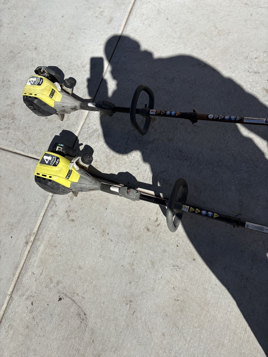 RYOBI - Edger and weedeater ( both are 4 cycle motors )