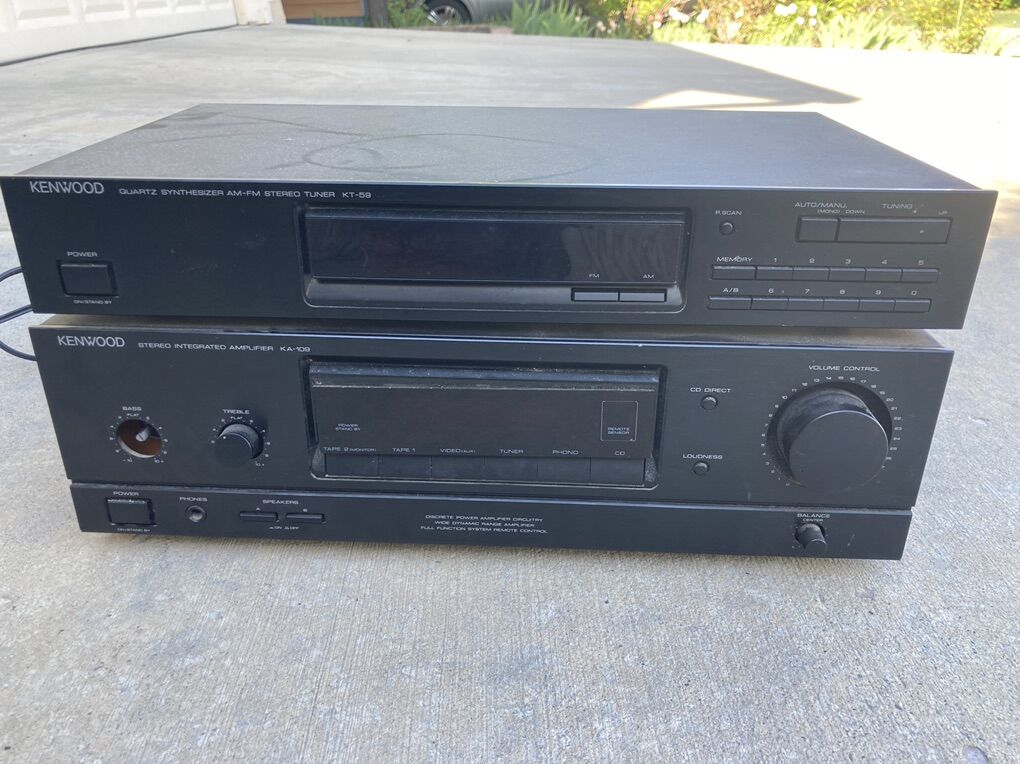 Vintage Kenwood Quartz Synthesizer KT-59