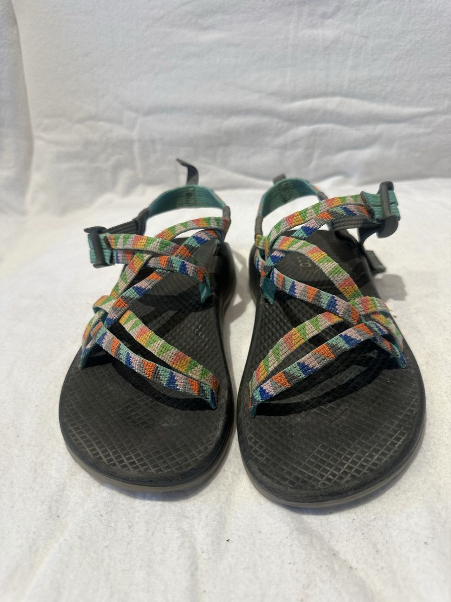 Chaco youth size 4 colorful, hiking sandals
