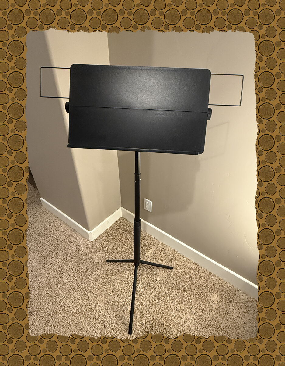 Peterson Portable Music Stand - (Black - 4ft Tall)
