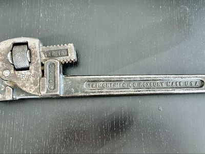 Vintage Trimont 18" Pipe Wrench - Made in USA