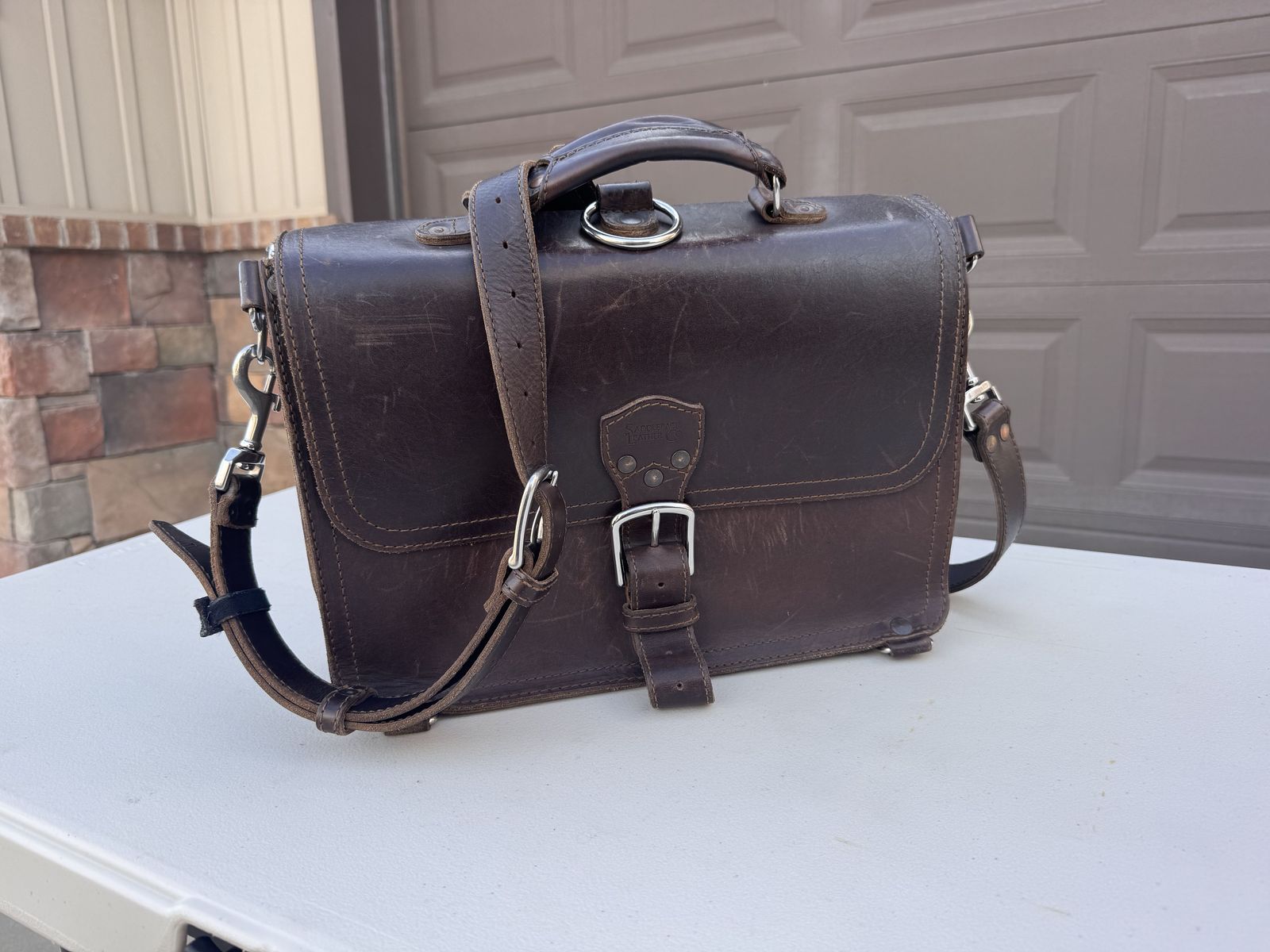 Saddleback Leather Thin Leather Breifcase